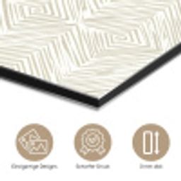 Abstract - Ruiten - Beige aluminium wit klein 46 -closeup_DE