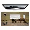 Schapen - Bruin - Wit - Grindpad Muismat XXL klein -3d