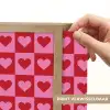 Rood - Roze - Schaakbord - Valentijn Light Box met batterij (Wandlamp) middel -USP_websiteprintNL