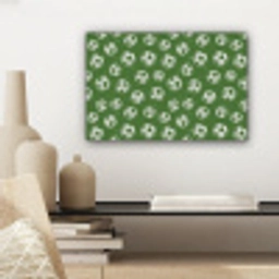 Voetbal - Sport - Groen canvas 2cm klein 34 -sfeer6