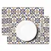 Klassiek - Patroon - Kleurrijk Placemat vinyl groot 368 -zzsfeer2_Kitchenyeah-website