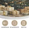 Kerstboom - Cadeaus - Goud Akoestische PET Vilt - Rond klein -closeup_NL