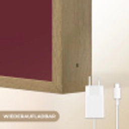 Nice - Uitroepteken - Rood Light Box met batterij (Wandlamp) middel -USP_websiteoplaadbaarDE