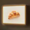Croissant - Brood - Beige Light Box met batterij (Wandlamp) middel -z3d_website