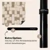 Blok - Patroon - Bruin Inductie beschermer vinyl 3mm middel 274 -zzzzzzz-induclip_DE
