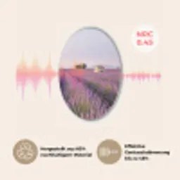 Lavendel - Landschap - Sereen - Paars Akoestische PET Vilt - Rond klein -USP_DE