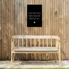 Spreuken - Quotes - En dan denk ik aan Brabant - Guus Meeuwis Tuinposter op houten frame 2 cm dik klein -sfeer4