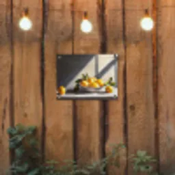 Citroenen - Stilleven - Geel tuinposter los doek klein -sfeer1