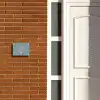 Effen blauwgrijs - Sierlijk Naambord Rechthoek middel -sfeer3-rechthoek-S