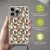 Abstract - Retro - Bruin Hoesje iPhone 16 Pro Max met koord klein 804 -sfeer2_NL