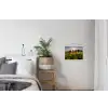Koeien - Zon - Gras - Dieren - Boerderij textielposter latten blank klein -woonkamer
