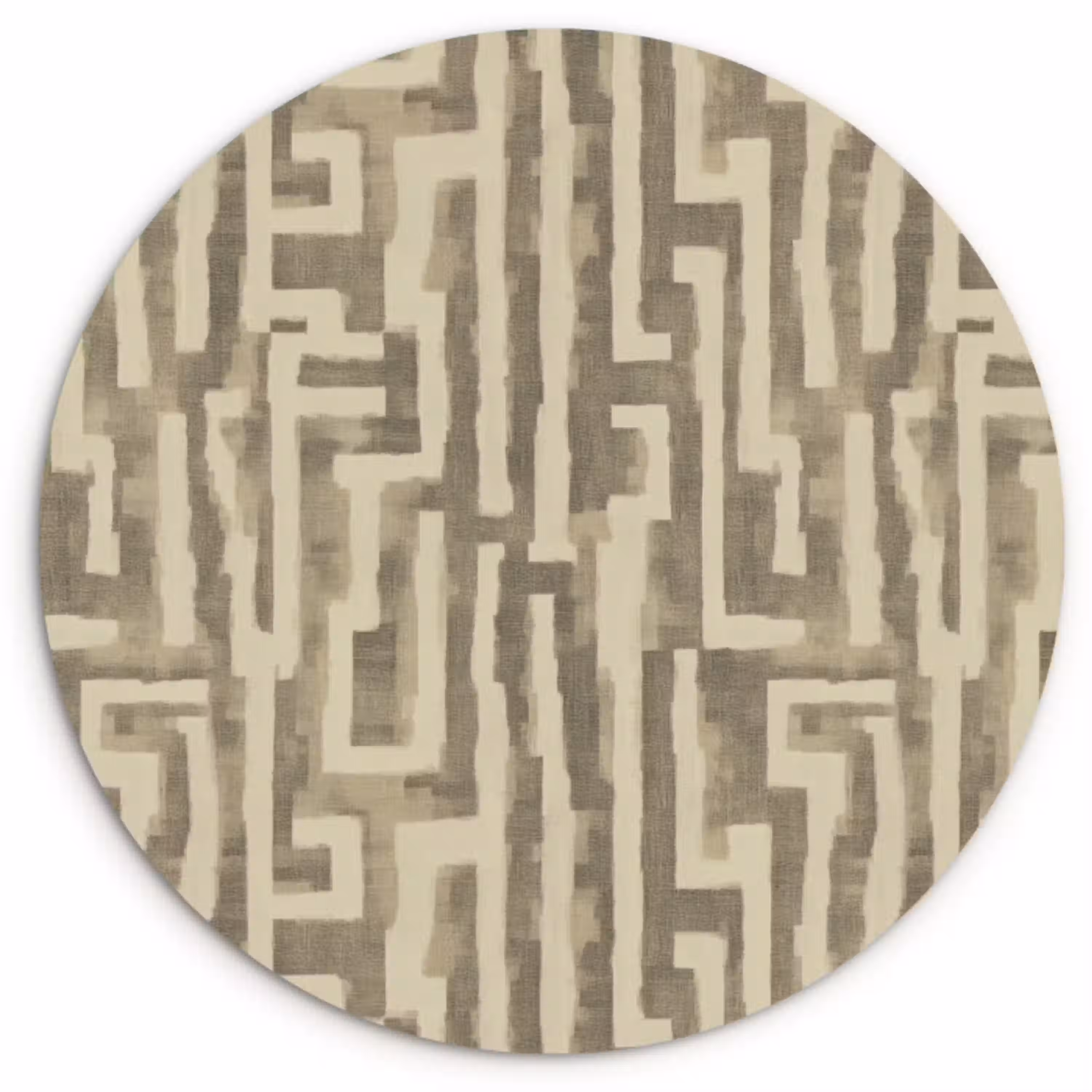 Abstract - Geometrisch - Groen Wandcirkel kunststof plaat 5mm dik klein 188 -3d