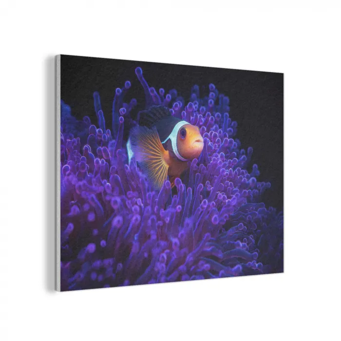 Koraal - Vis - Oranje - Zee PET vilt klein -3d