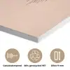 Tuin - Roze - Quote - Zon PET vilt klein -closeup_NL