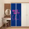 Brutaal - Grappig - Blauw deurposter klein -sfeer3