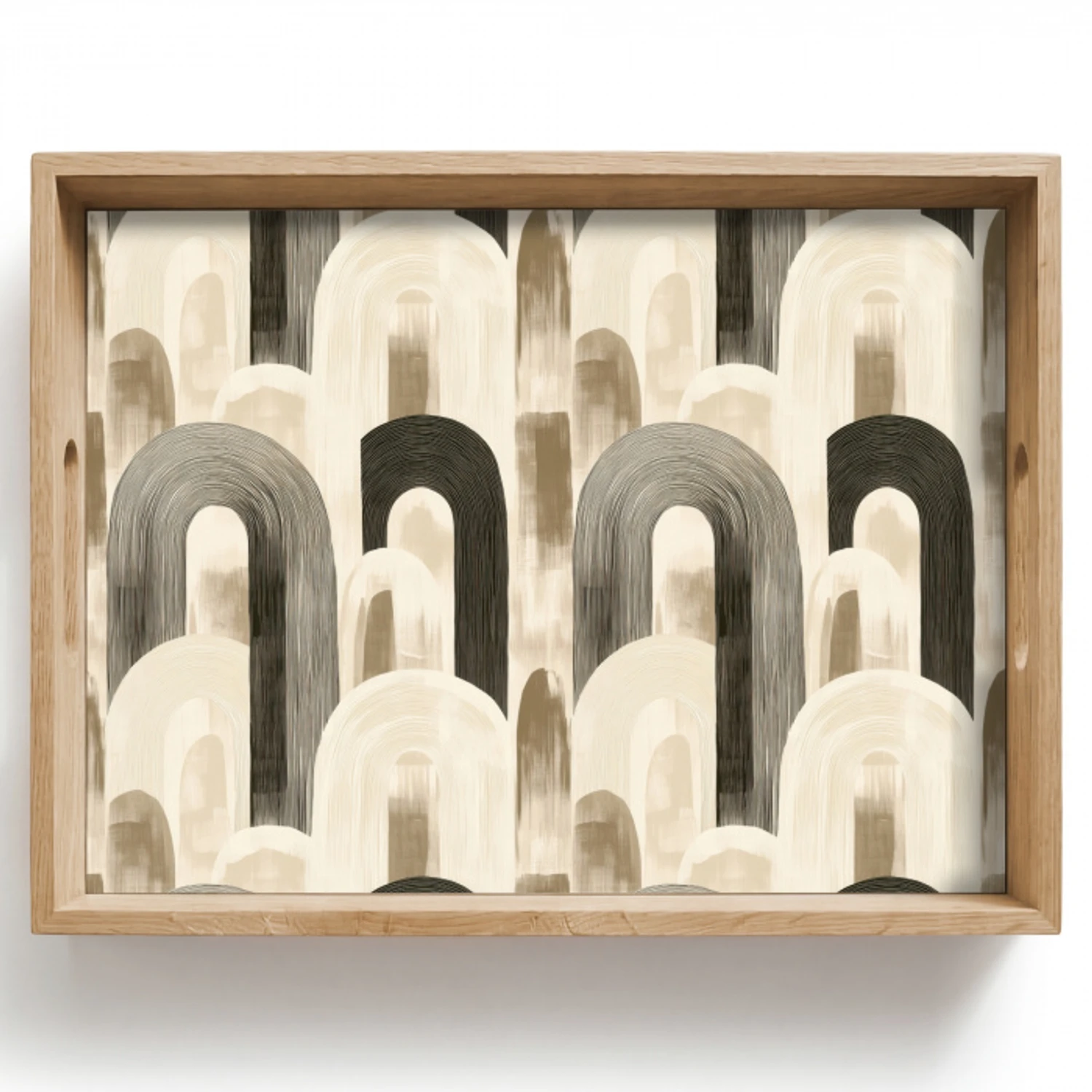Abstract - Patroon - Bogen Dienblad Rechthoek middel 911 -z3d_shopping