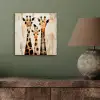 Giraffen - Cartoon - Crème aluminium wit klein -sfeer2