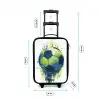 Voetbal - Verf - Groen - Blauw Kinderkoffer - Zwart klein -productfoto_formaten