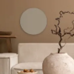 Interieur - Kleuren - Beige Wandcirkel kunststof plaat 5mm dik klein 188 -sfeer1