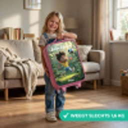 Jongen - Voetbal - Bos - Bomen Kinderkoffer - Roze klein -sfeer2_NL