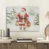 Kerstman- Winter - Sneeuw - Wit - Rood PET vilt klein -sfeer1