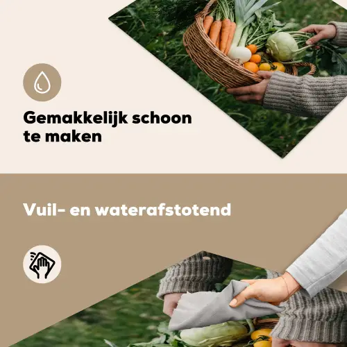 Veld - Groenten - Biologisch - Oogst Inductie beschemer met haakjes klein -ky-schoon-nl