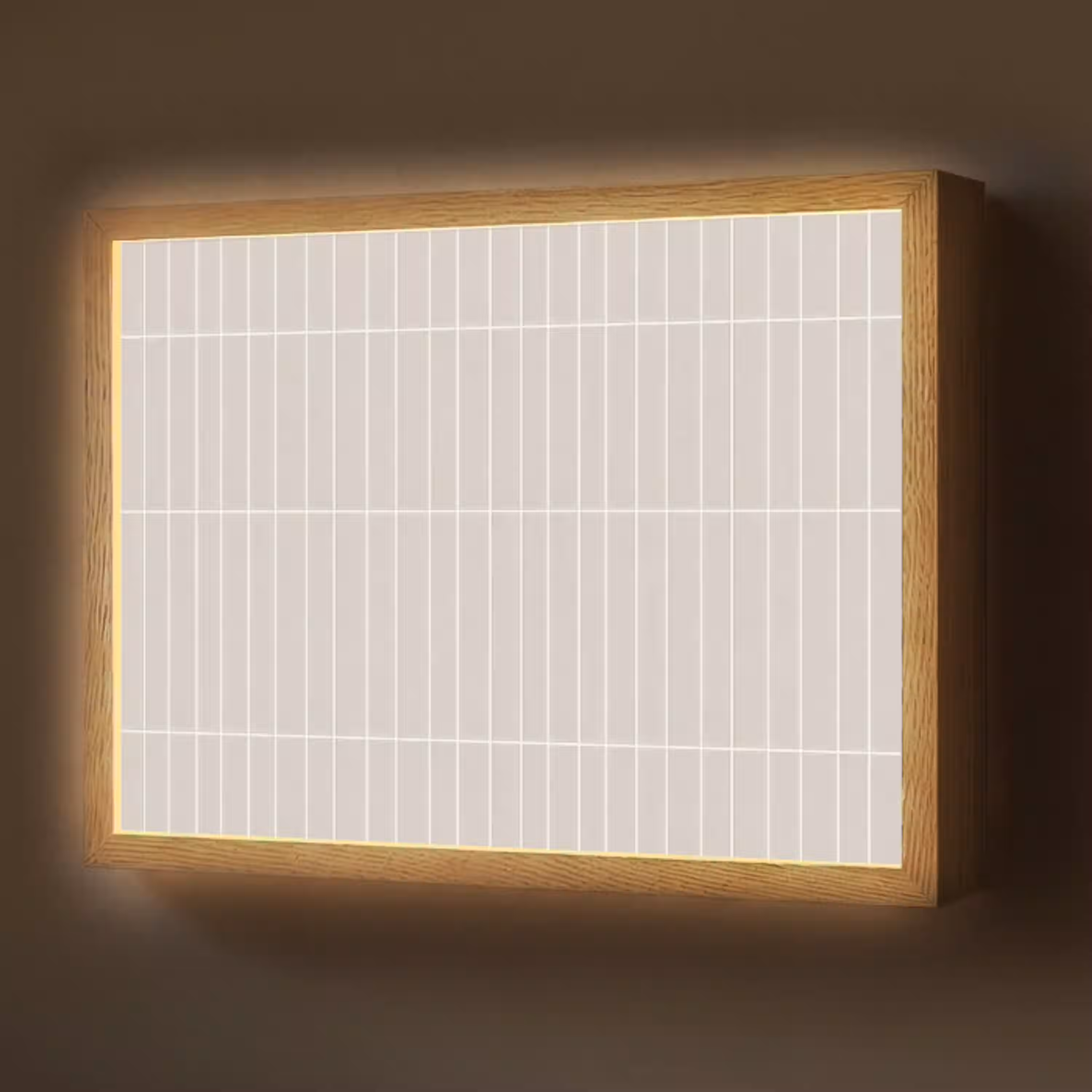 Patroon - Tegels - Zand Light Box met batterij (Wandlamp) middel 907 -z3d_website
