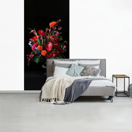 Bloemen - Boeket - Sierlijk fotobehang vinyl groot -slaapkamer