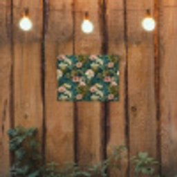 Wilde bloemen - Botanisch - Patroon - Roze - Romantisch tuinposter los doek klein 239 -sfeer1