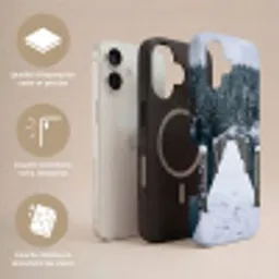 Steiger - Meer - Sneeuw - Bergen - Rustgevend Toughcase MagSafe Apple iPhone 17 klein -USP_Lagen_FR