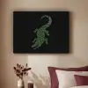 Krokodil - Groen - Tijgerachtig - Strepen Textielframe - compleet frame klein -sfeer1