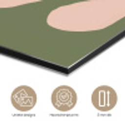 Abstract - Natuur - Pastel - Roze aluminium wit klein -closeup_NL
