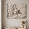 Strand - Zeester - Zand - Beige Textielframe zwart klein -sfeer2
