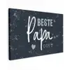 Cadeau voor man - Quote - Vaderdag - Beste papa ooit - Spreuken canvas 2cm klein -z3d