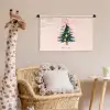 Christmas Season - Kerst - Kerstboom - Roze Wandkleed katoen klein -wsfeer5_kind