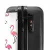 Flamingo feestje NBS - Handbagage koffer - Unisex middel -slot