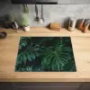 Monstera -  Inductie beschermer - Bladeren - Tropical - Afdekplaat voor kookplaat Inductie beschermer vinyl 3mm groot -sfeer5