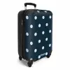 Blauw stippen patroon NBS - Handbagage koffer - Unisex middel -productfoto_3d