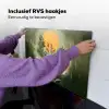 Bloemen - Bladeren - Zon - Groen Inductie beschemer met haakjes klein -ky-ophangen-nl