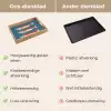 Vissen - Rood - Blauw Dienblad Rechthoek middel -USP_VergelijkingNL