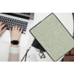 Bloemen - Patroon - Groen laptophoes neopreen klein 279 -bureau