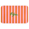 Patroon - Oranje - Fijn - Strepen Badmat klein -3d