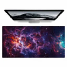 Space - Stars - Abstract - Colorful Muismat XXL klein -zzz3d