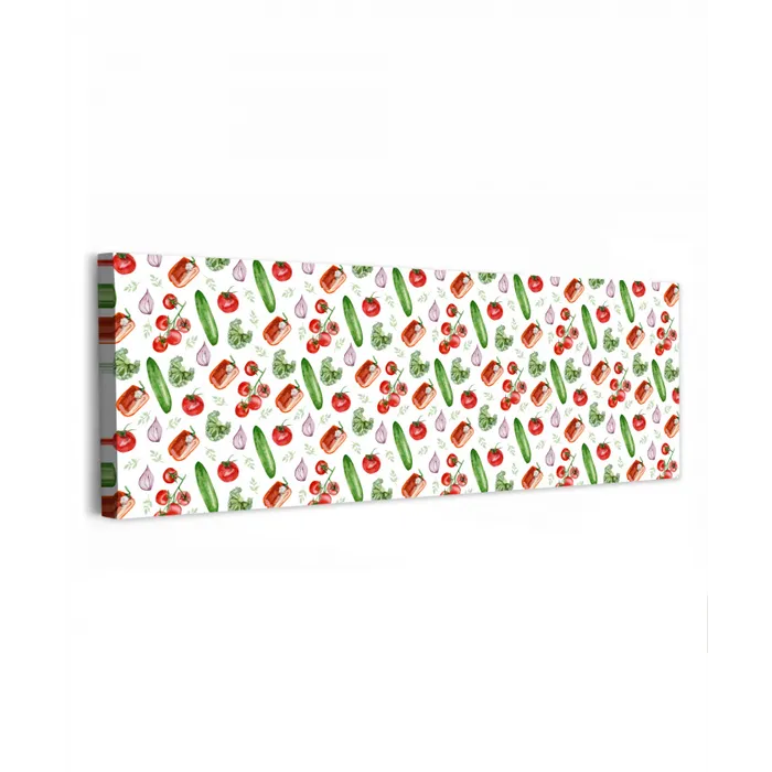 Tomaat - Paprika - Komkommer - Patroon canvas 2cm klein 828 -z3d