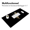 Mais - Eten - Goud - Zwart Muismat XXL klein -sfeer4