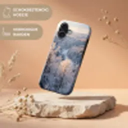 Bos - Bergen - Goud - Winter - Warm Toughcase MagSafe Apple iPhone 17 klein -USP_RandenV_NL