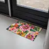 Bloemen - Kleurrijk - Roze Deurmat klein -sfeer2
