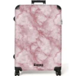 Roze - Kwartsmarmer - Aders NBS - Large koffer - Volwassenen Unisex groot -zzzzzzzzkaufland2