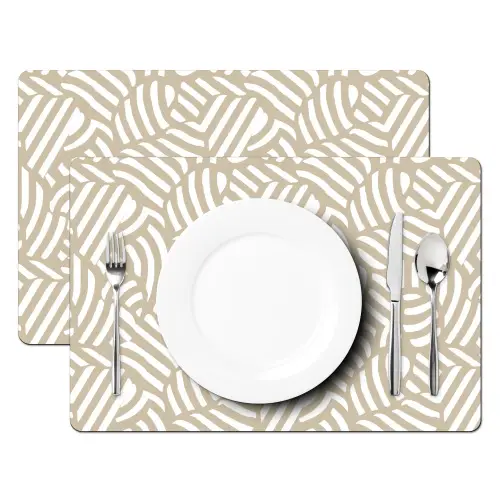 Abstract - Modern - Beige Placemat vinyl groot 368 -zzsfeer2_Kitchenyeah-website
