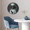Hond - Garde - Kok Fotolijst rond zonder passe partout klein -sfeer2